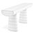 Sculptural Elegance Console Table 3D model small image 7