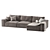 Rafael Chaise Sofa: Contemporary Elegance 3D model small image 2