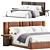 Eco Leather Bed Max 2015 3D model small image 5