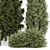 Outdoor Plants Bush Set 2389 3D model small image 4