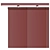  Customizable Vertical Blinds Set 3D model small image 3