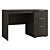 Shelton Writing Desk by divan.ru 3D model small image 2