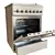 Retro Style ilMonte Gas Electric Range 3D model small image 3