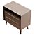  Modern UV-Wrapped Nightstand Furniture 3D model small image 5