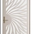 Modern Entrance Door Set82 3D model small image 6