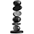 Modern Minimalist Totem Sculpture 3D model small image 3