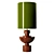 Spun Wood Lamp with Lacquer 3D model small image 2