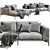 Luxurious Arflex Chaise Longue Sofa 3D model small image 1