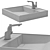 BAU Stil Over Washer Sink 3D model small image 3