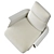 Luxury Swivel Armchair by Giorgetti 3D model small image 5