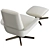 Luxury Swivel Armchair by Giorgetti 3D model small image 6