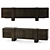 Athena Solid Wood Media Console 3D model small image 4