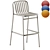 Babel D Kano Steel Bar Stool 3D model small image 1