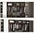 Modern Wardrobe with Customize Options 3D model small image 1