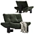  Contemporary Emmi Armchair by Minotti 3D model small image 3