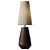 Handcrafted Ceramic Tapered Table Lamp 3D model small image 1