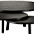Round Wooden Leila Coffee Tables 3D model small image 3