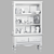 Bjert 1-15 Open Shelving 3D model small image 2