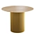 Modern Dining Table with Metal Base 3D model small image 2