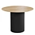 Modern Dining Table with Metal Base 3D model small image 3