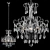 ST Luce Orecchini Ceiling Chandelier 3D model small image 1