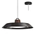 Modern Pendant Lamp with X-Form 3D model small image 3