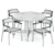 Collector Dining Set: Fondes Chair & Table 3D model small image 5