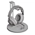 Advanced Millimeter Headphones exact replica 3D model small image 5