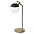 Elegant Black Table Lamp "Miranda 3D model small image 1