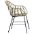 Outdoor ILDERHUSE Natural Chair 3D model small image 2