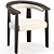 Baxter Afra Chair: Stylish Comfort 3D model small image 4