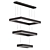 Coralyne Three-Layer LED Chandelier 3D model small image 1