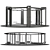 Pergolas & Swings Set, Multi-Use 3D model small image 9