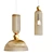 Antic Pendant Lamps Collection 3D model small image 1