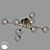 Nevada Soul Chandelier 95cm Diameter 3D model small image 1