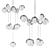 Astraeus Clarke Lenox Chandeliers Set 3D model small image 1