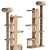 Heavenly Haven Cat Tower 3D model small image 1