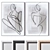 Wooden Frame Wall Paintings Set 3D model small image 1