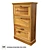 Teak Corso Shoe Cabinet 3D model small image 1