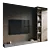 Sleek TV Wall Set 181 3D model small image 1