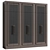 Neo-Classical Modular Cabinet 14 3D model small image 4