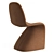 Vintage Gisele Dining Chair 3D model small image 4