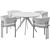 Modern Bay Dining Chair Set 3D model small image 6