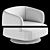 Modern Zeppelin Armchair in 3D 3D model small image 7