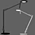 Adjustable LED Steel Table Lamp 3D model small image 2