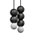 Imperium Loft LILLA Black Pendant 3D model small image 1