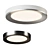 Sleek LED Panel Light Fixture 3D model small image 1