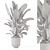  Handmade Stone Pot Indoor Plants 3D model small image 5