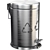 Sleek Metal Trash Can 3D model small image 1