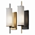 Modern Brass Wall Sconce 3D model small image 1